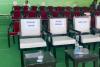 Empty chairs on stage for jailed Hemant Soren, Delhi CM in INDIA mega rally