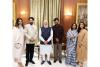Actor Mammootty Meets PM Modi with Family After Receiving Padma Bhushan