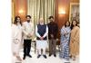 Actor Mammootty Meets PM Modi with Family After Receiving Padma Bhushan