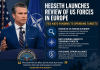Hegseth launches review of US forces in Europe, ties NATO funding to spending targets
