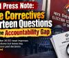 ECI Press Note: Nine Correctives Fourteen Questions and the Accountability Gap