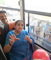 Deputy CM Sunetra Ajit Pawar Inaugurates 'Rajamata Jijau' Bus Service