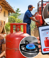 Big Relief for Rural LPG Consumers; Refills Can Now Be Booked After 25 Days