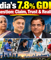 India's 7.8% GDP Question: Claim, Trust & Reality