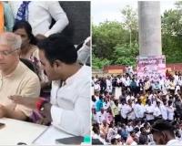 Massive March by VBA for Action Against Delayed SRA Projects!