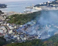 Over 170 people evacuated in Southwestern Japan amid major fire