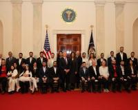 US President welcomes delegation of freed Israeli hostages to White House, hails them as heroes