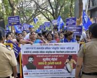 Ambedkarite Organizations Protest at Minister Mohol's Office Ahead of Pune Civic Polls