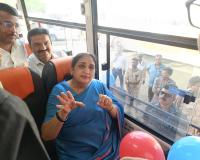 Deputy CM Sunetra Ajit Pawar Inaugurates 'Rajamata Jijau' Bus Service