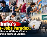 India's Skills–Jobs Paradox: Certificates Without Chairs, Training Without Ladders