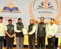 JNV Teacher Uttam Sonparakhe Honoured with ‘National Teacher Award 2026’