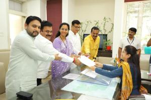 Supriya Sule files nomination from Baramati Loksabha seat