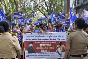 Ambedkarite Organizations Protest at Minister Mohol's Office Ahead of Pune Civic Polls