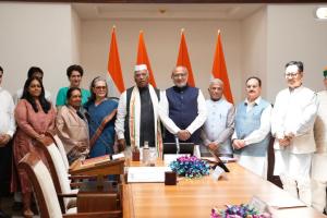 Seven Newly Elected, Re-Elected Rajya Sabha Members Take Oath