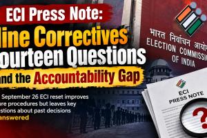 ECI Press Note: Nine Correctives Fourteen Questions and the Accountability Gap