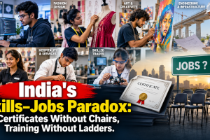 India's Skills–Jobs Paradox: Certificates Without Chairs, Training Without Ladders