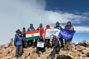 GAF Hoists Tri-Colour on Mt. Kilimanjaro and Mt. Yunam
