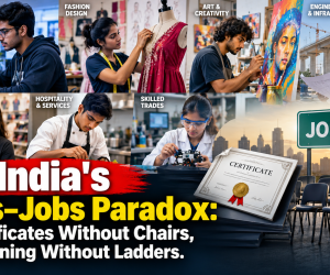 India's Skills–Jobs Paradox: Certificates Without Chairs, Training Without Ladders